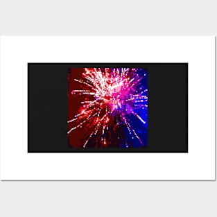 Pixel Firework No.20 Posters and Art